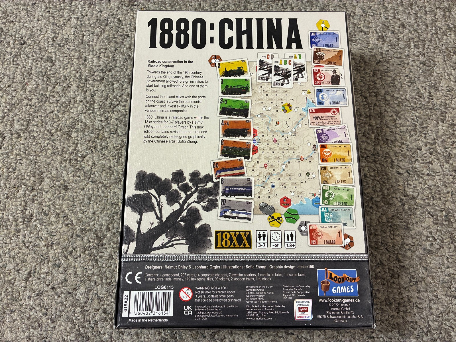 1880: China – Lookout Games 2022 – NOT COMPLETE! READ!