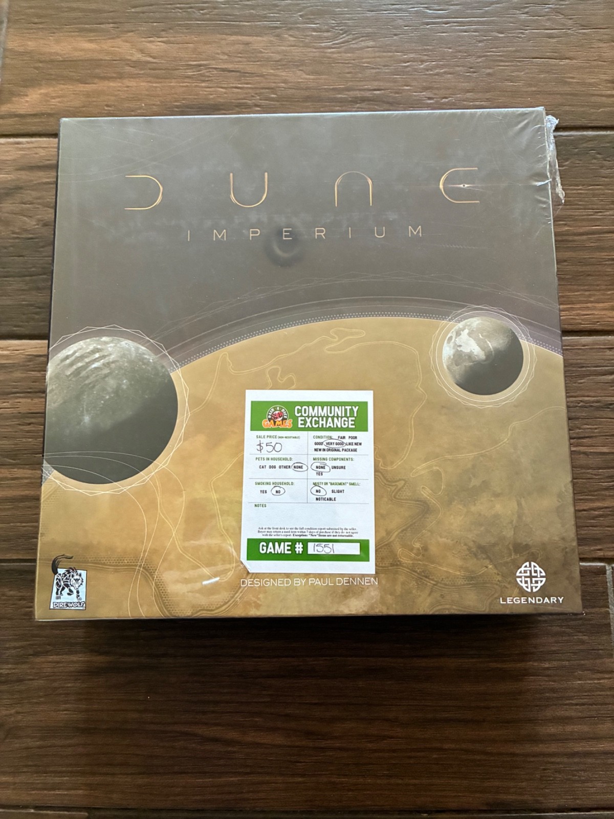 Dune Imperium Board Game – looks brand new- Free Shipping!