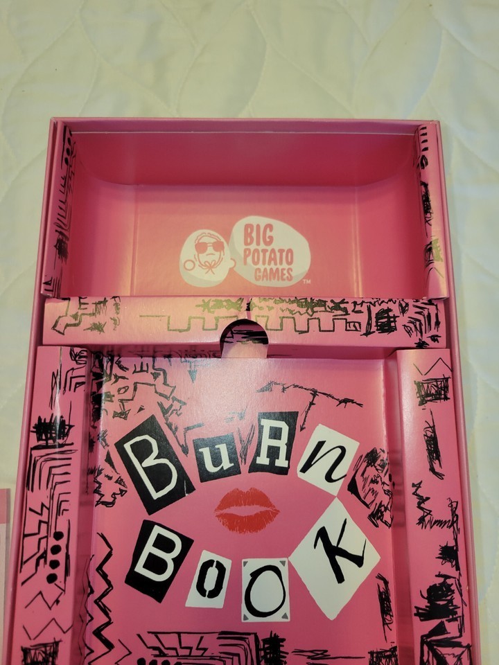 MEAN GIRLS – Burn Book A Party Game Board Game, Get In Losers, We’re Playing, VG