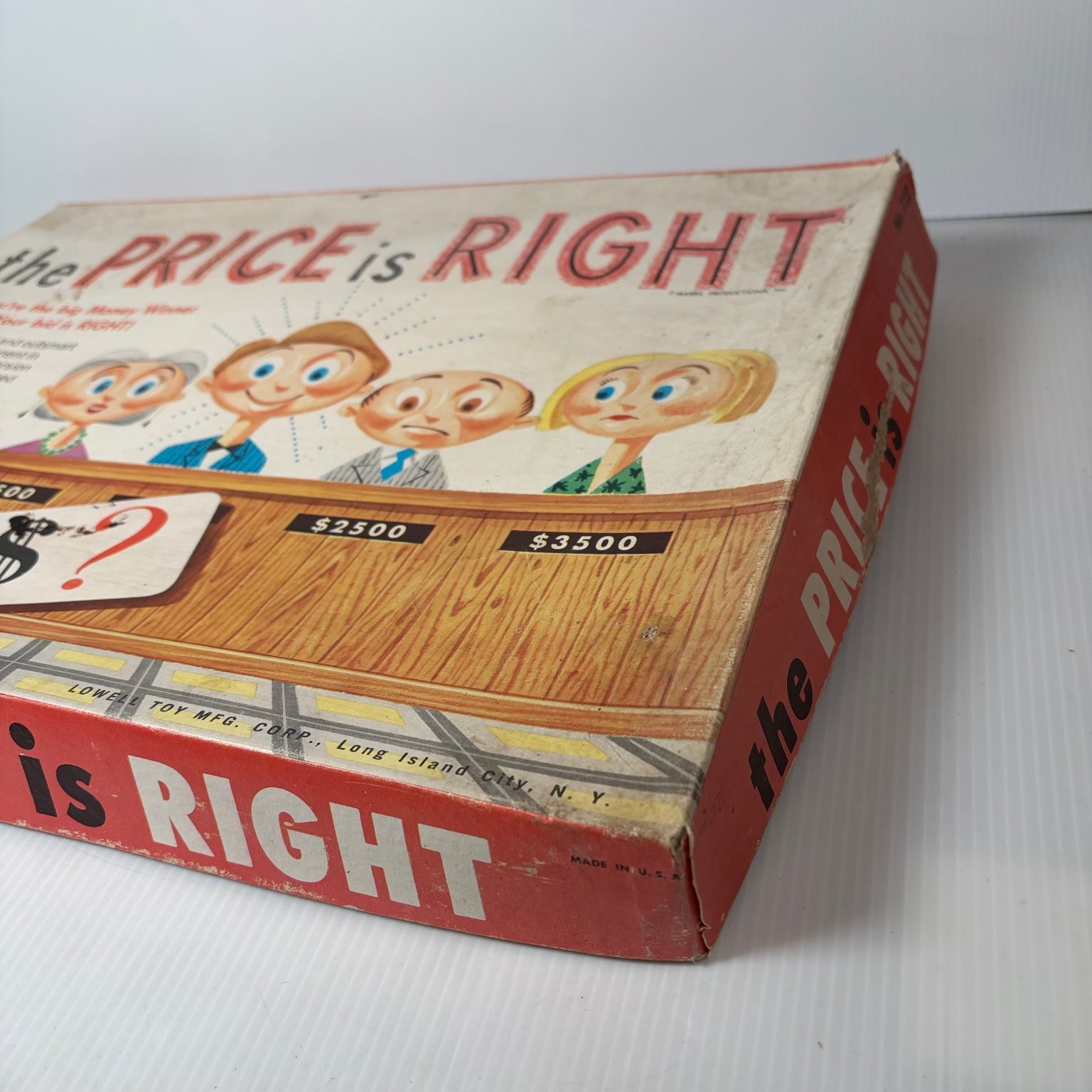 The Price is Right Lowell Toy Mfg. Board Game 2-4 Players 1950s Complete