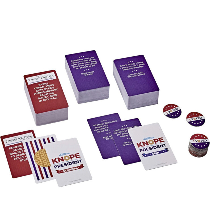 Knope For President Party Card Game for Ages 14 and Up NBC Parks & Recreation