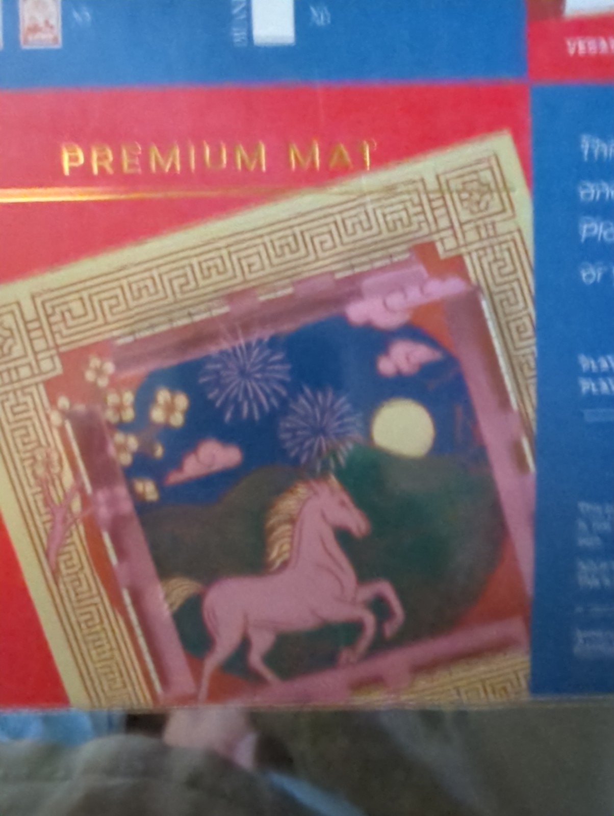 Maison Lude Deluxe Acrylic Mahjong Starter Set (Horse Lunar Year Edition)