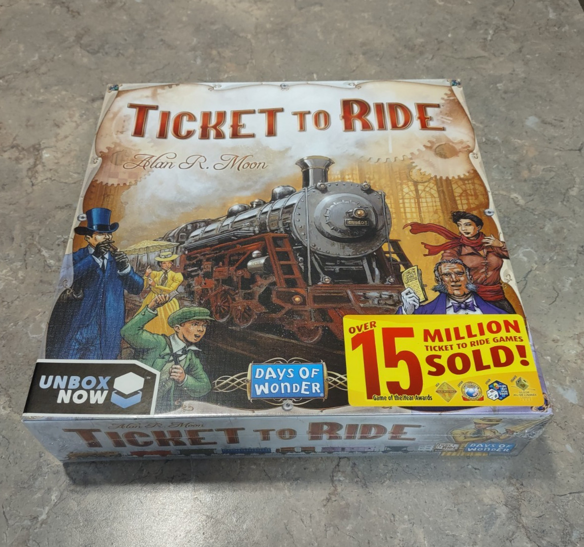Ticket to Ride Board Game NEW Sealed Days of Wonder Family Strategy Game