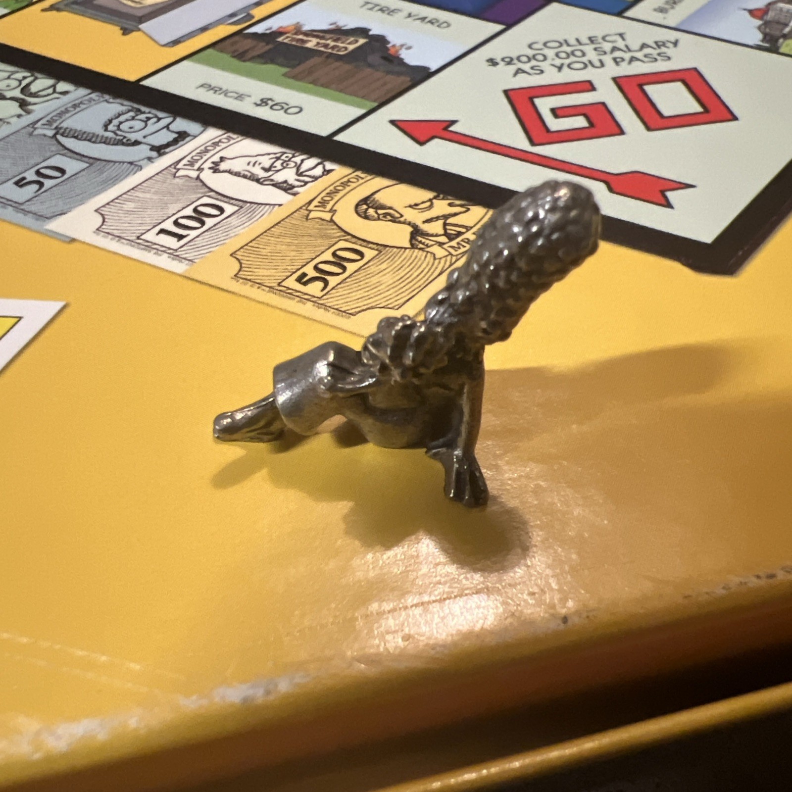 THE SIMPSONS MONOPOLY Complete With 4 Extra Mail-In Pewter Character Tokens RARE