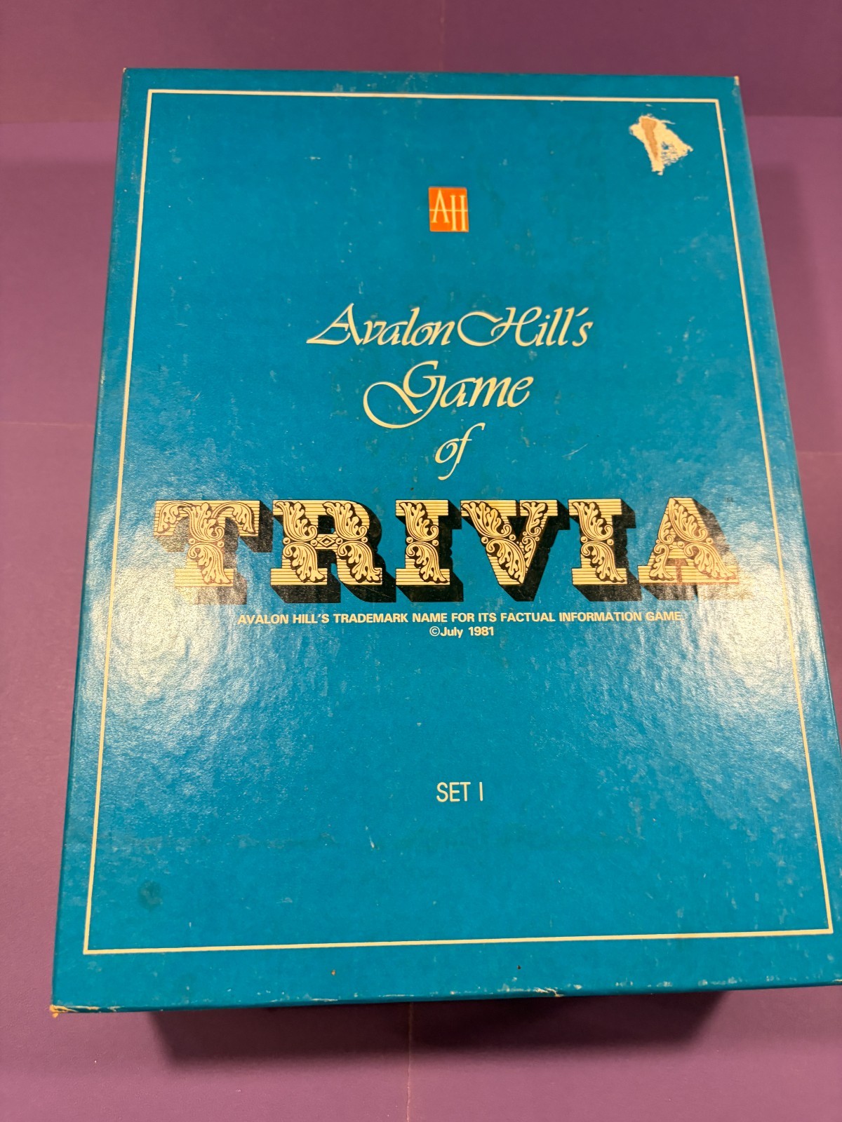 Avalon Hill Game of Trivia Box VG ~ Seems Complete Read Desc.