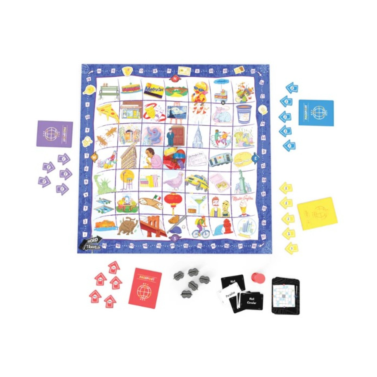 Office Dog Family Games Word Traveler Box SW (New)