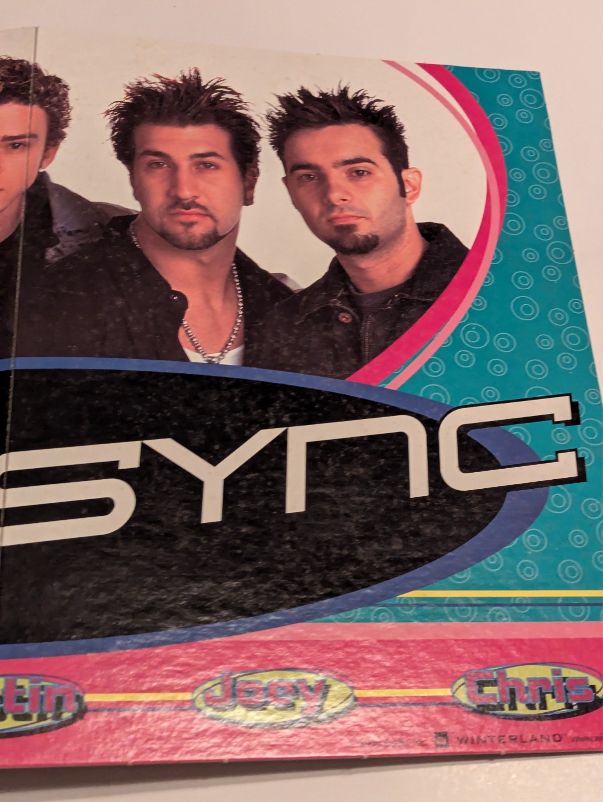 NSYNC Backstage Pass Board Game Patch Games 2000 BOARD ONLY – See Video