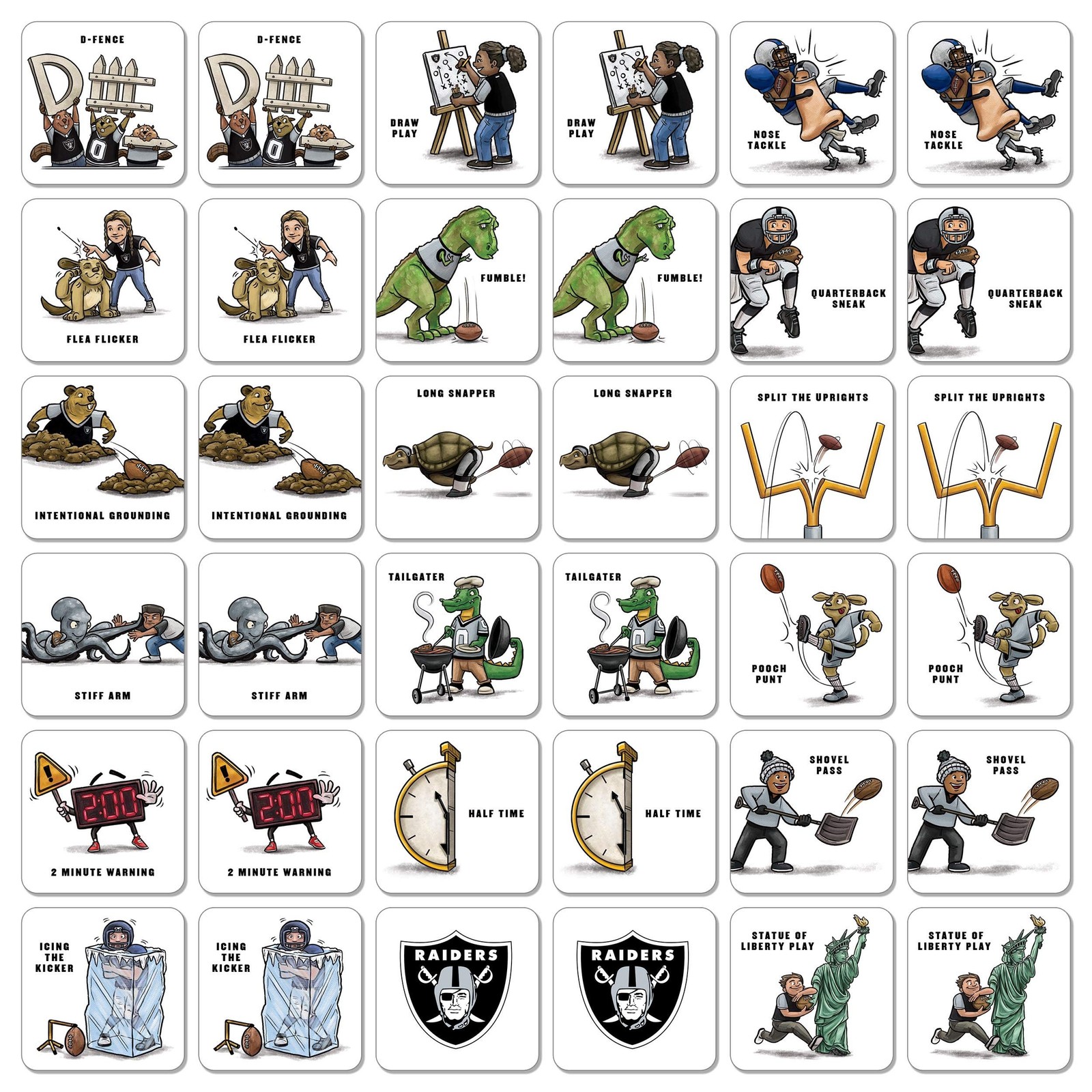 YouTheFan NFL Officially-Licensed Memory Match Game – Humorous, Team-Specific…