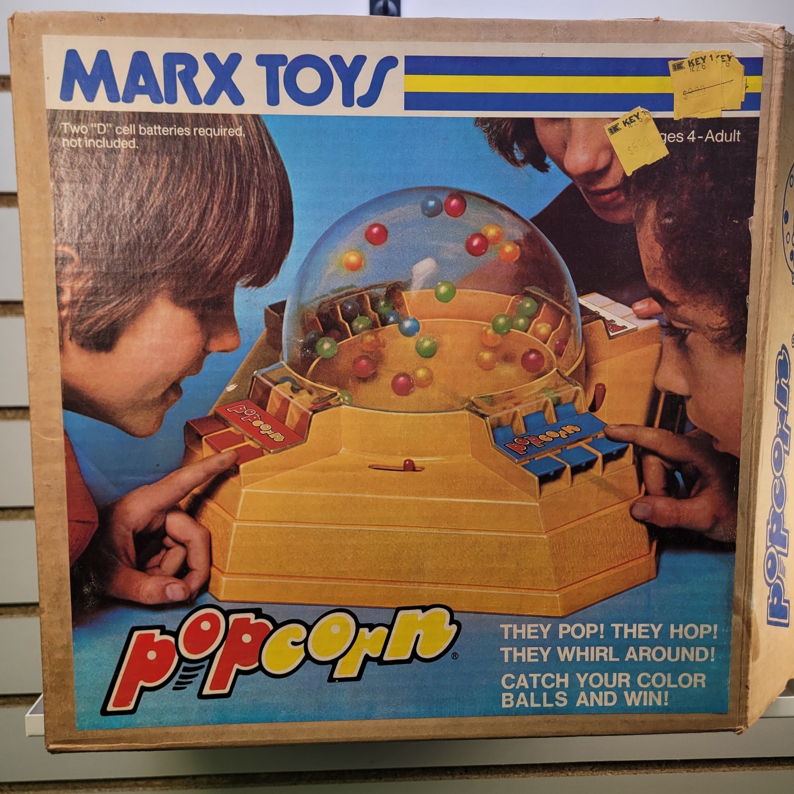 Vtg MARX Toys Popcorn Game w/Box Battery-operated Tabletop Please Read