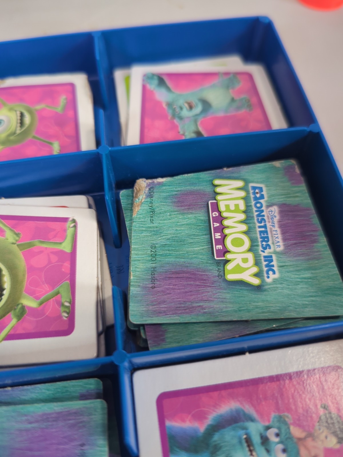 2001 Disney Pixar Monsters, Inc. Memory Game 98% Complete