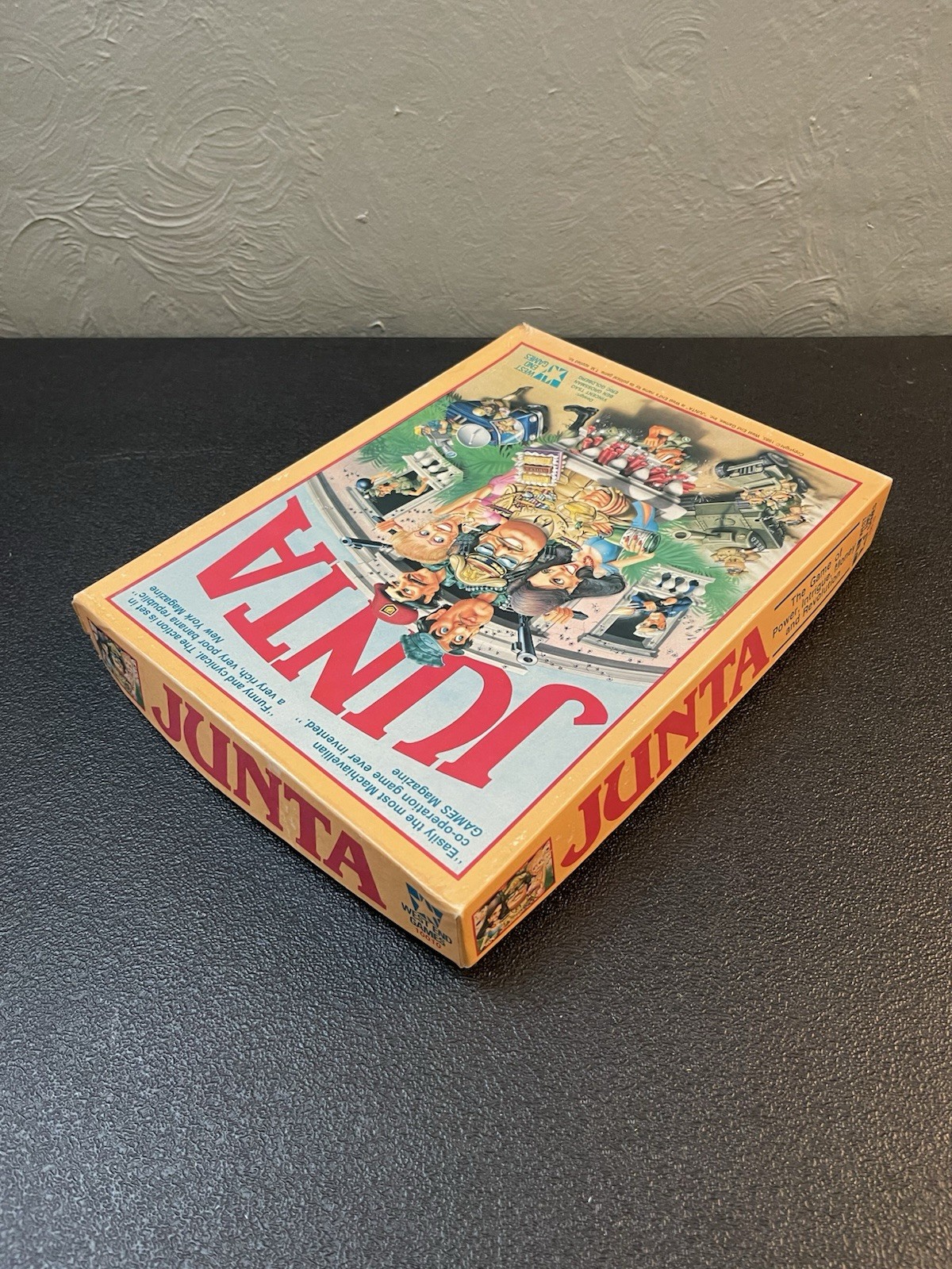 Junta 1985 Board Game West End Games Complete Unpunched Never Played FREE SHIP!!
