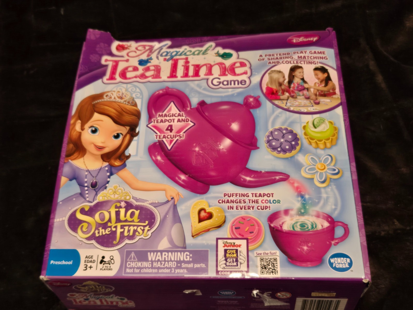 Sofia the First Magical Tea Time Game COMPLETE Wonder Forge 2013 Disney Kids