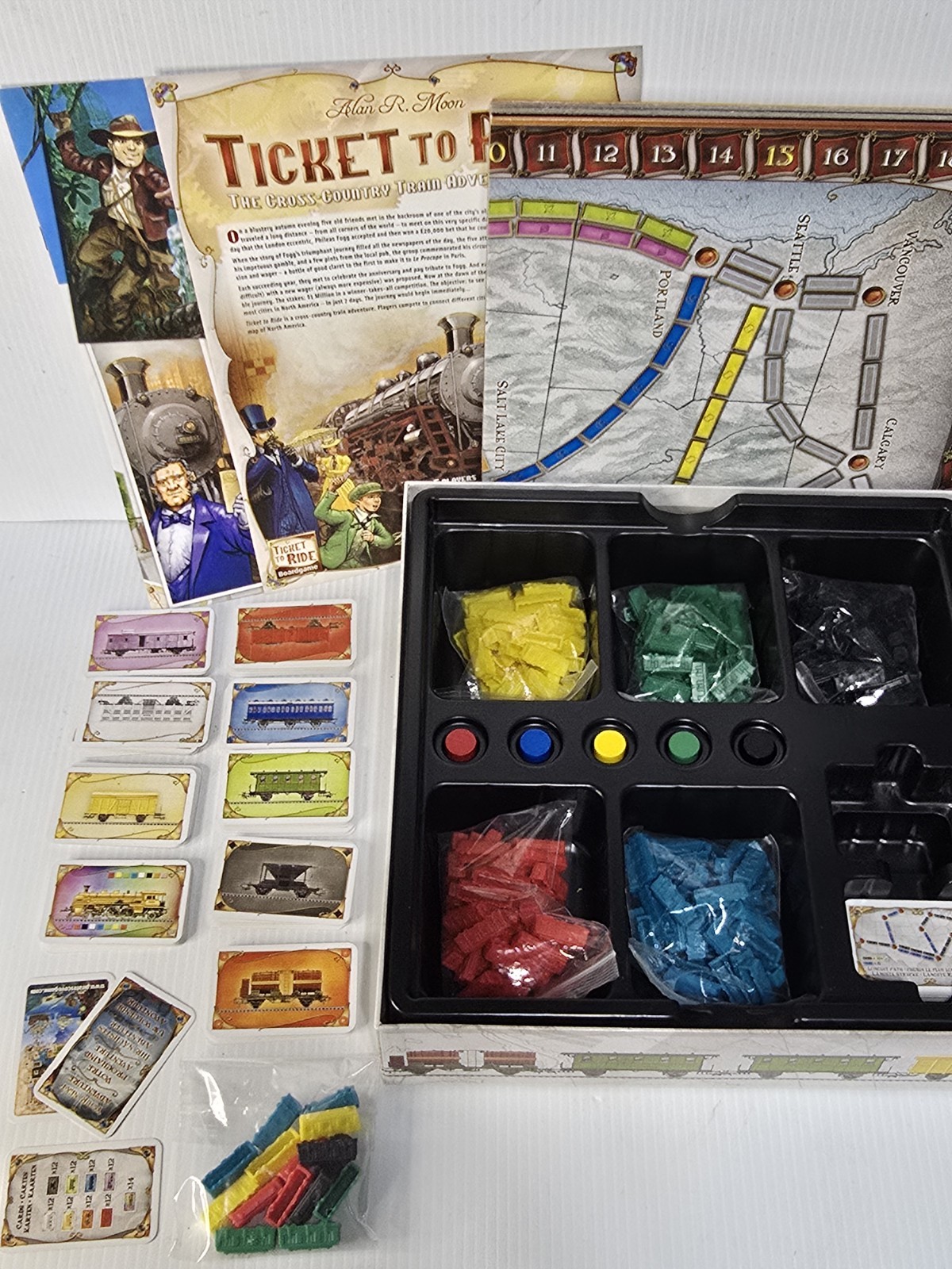 Days of Wonder: Ticket To Ride by Alan R. Moon TRAIN Adventure Board Game