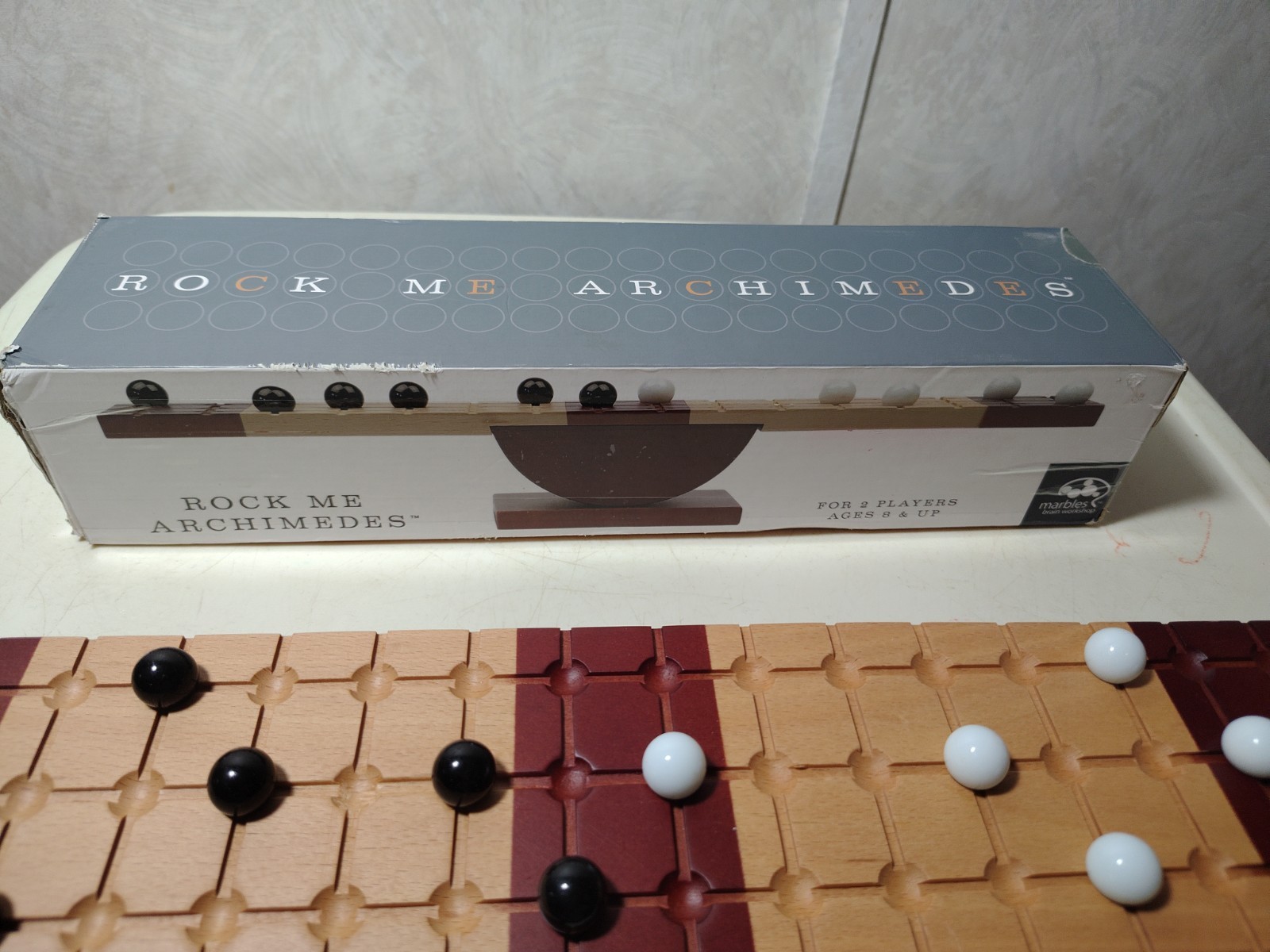 Rock Me Archimedes Marbles Strategy Balancing Game Brain Workshop New Open Box