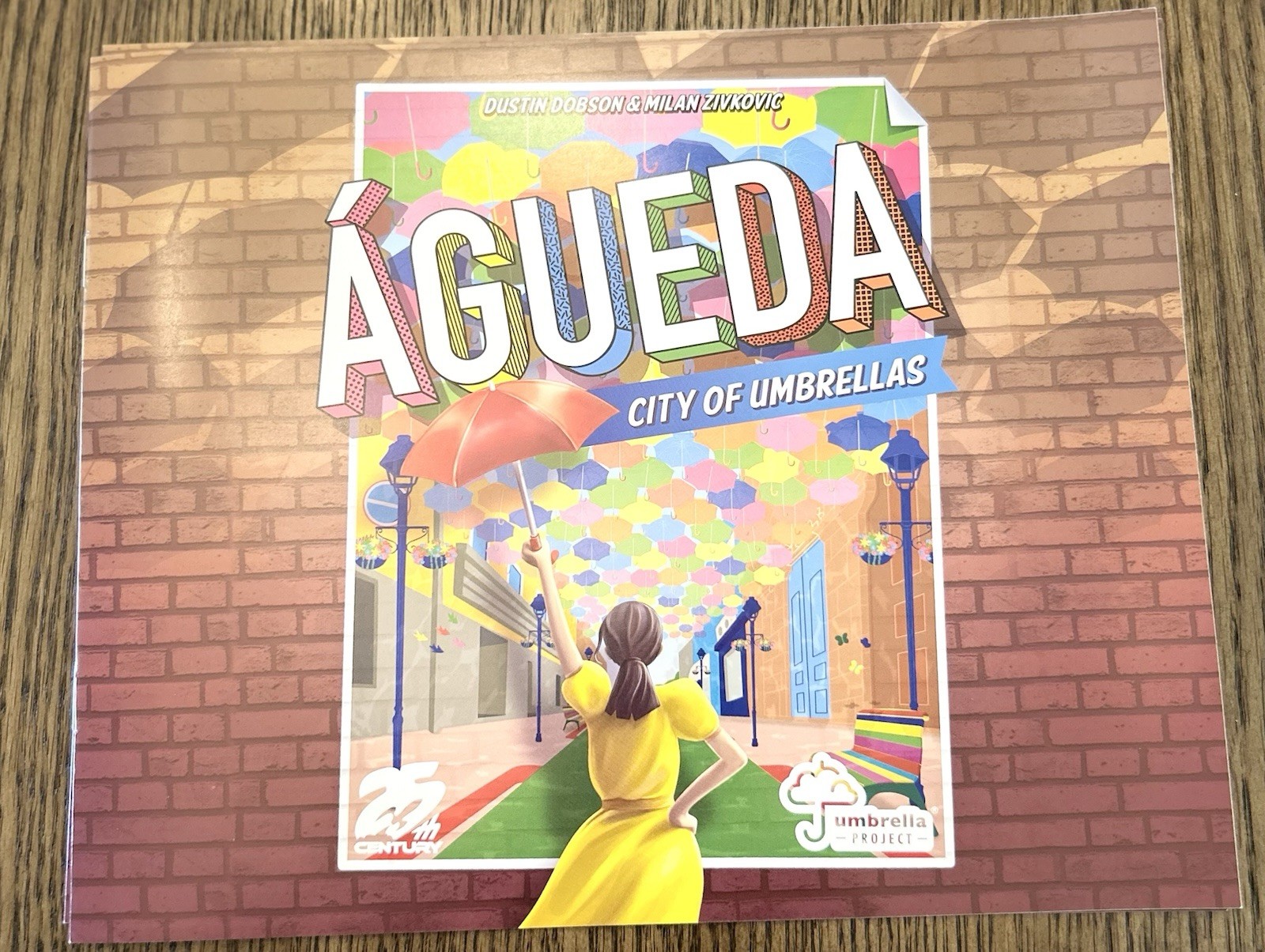 Águeda City of Umbrellas Board Game Unpunched ( Portuguese Version Included)