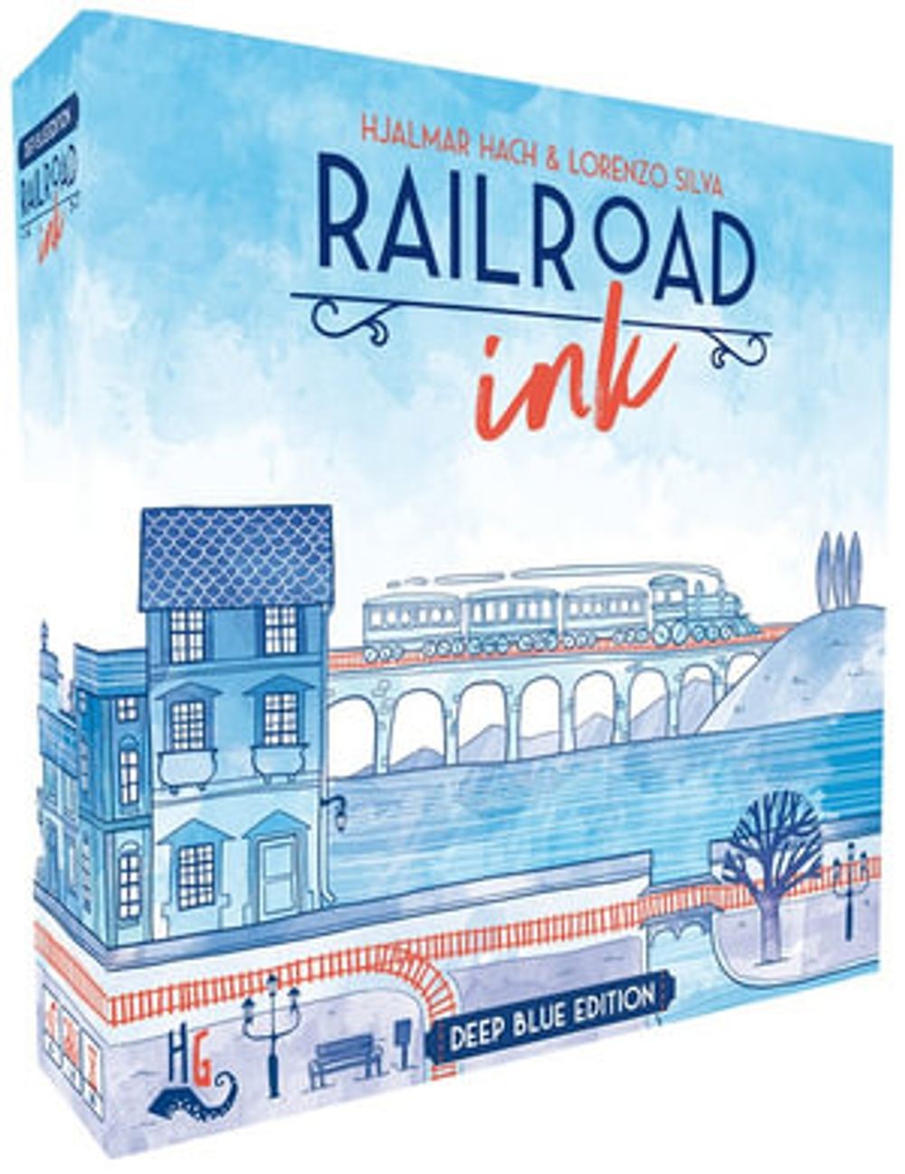 Railroad Ink Board Game (Deep Blue Edition) – Horrible Guild