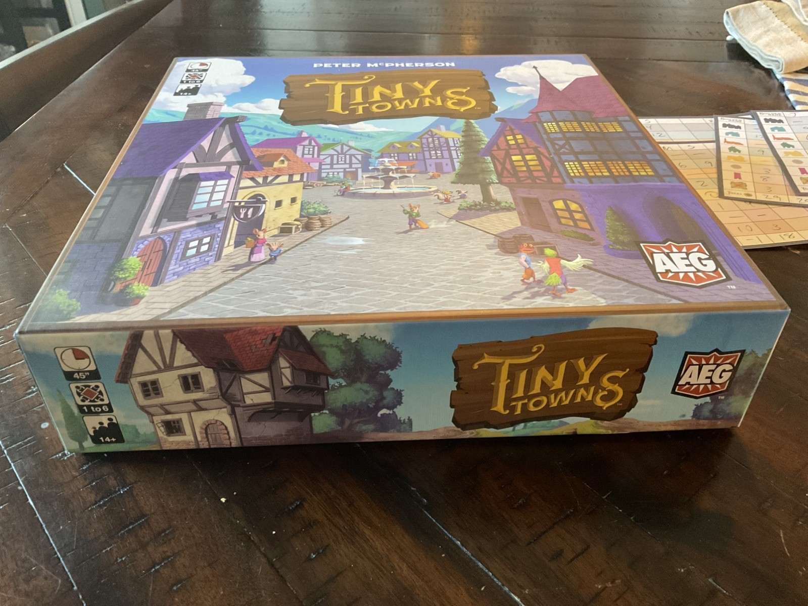 Tiny Towns Board Game – AEG Peter McPherson 2019 Complete