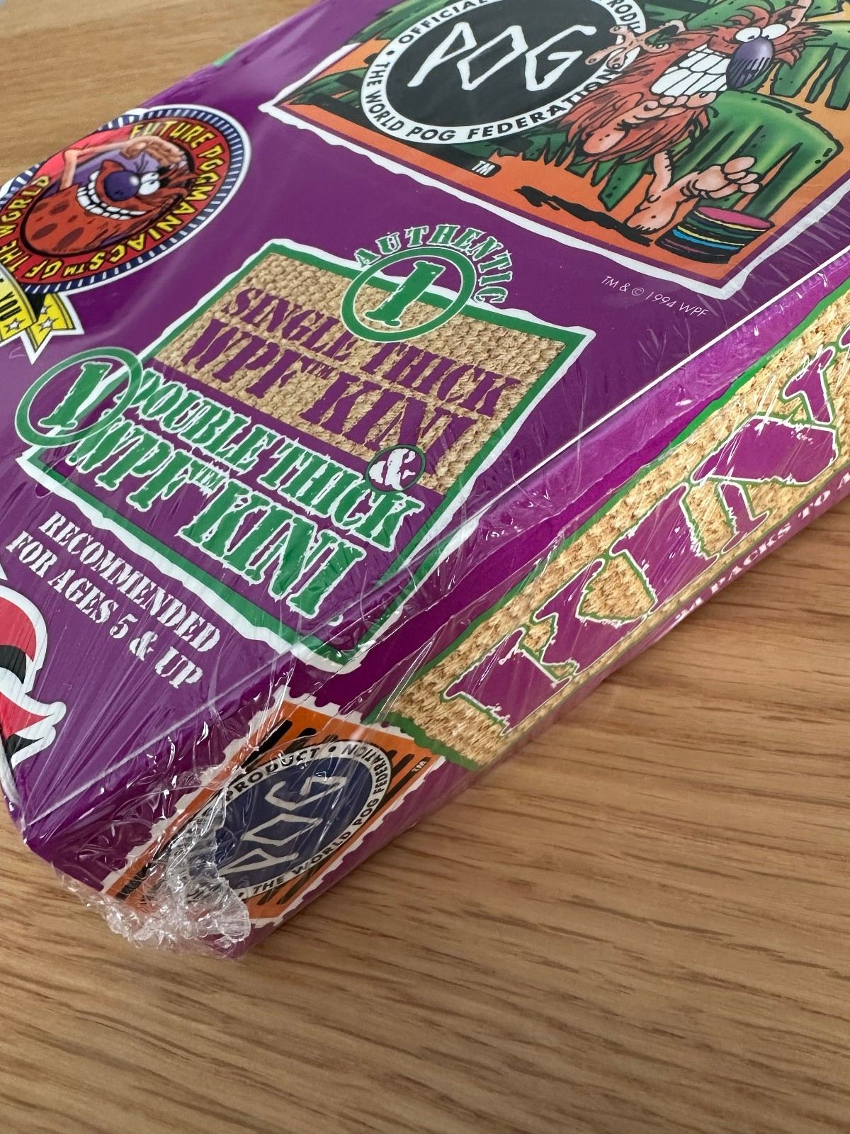 Pog Kinis 1994 Sealed Display Box – 24 Booster Packs – Factory Sealed Boosters