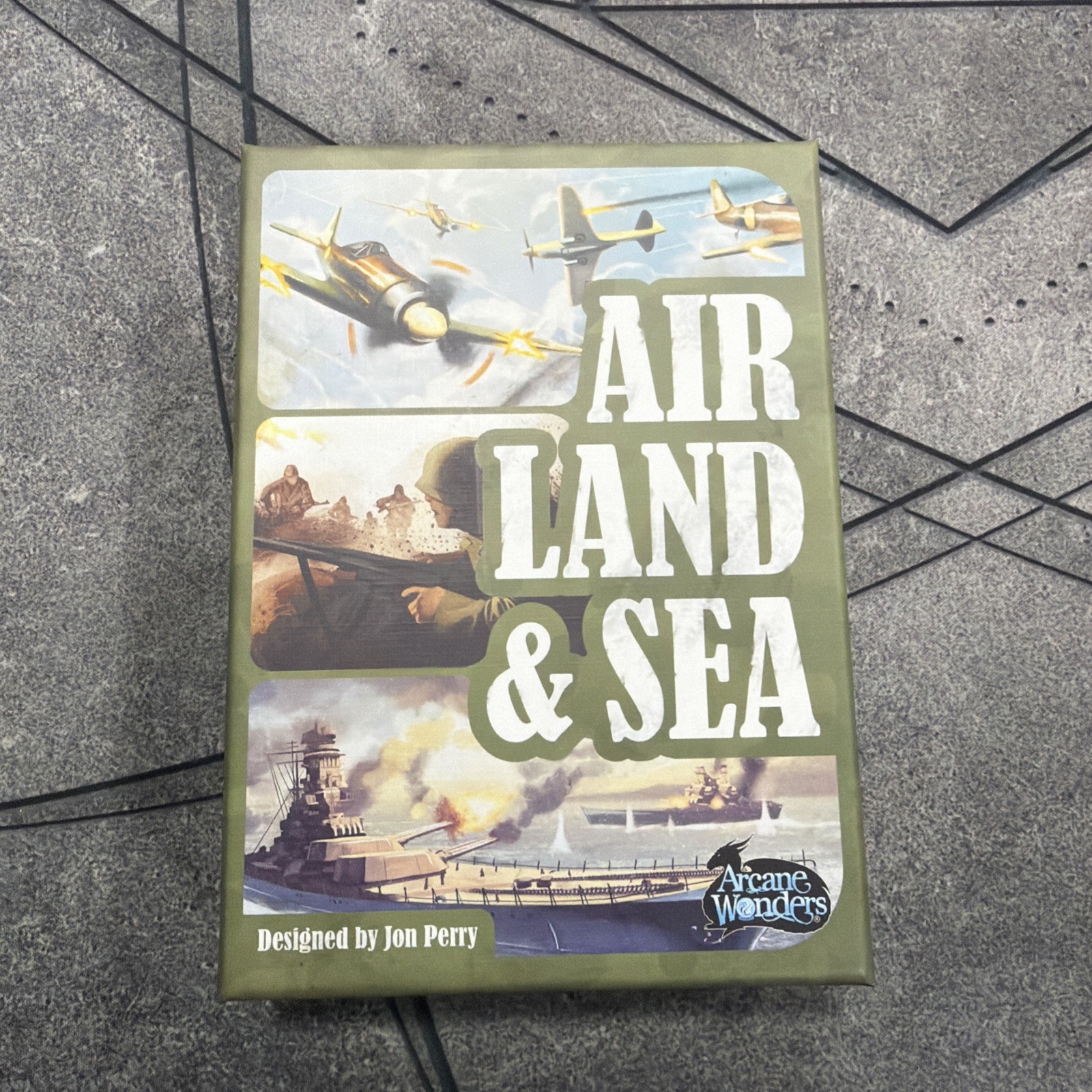 Air Land & Sea Card Board Game Arcane Wonders 2 Player Highly Rated