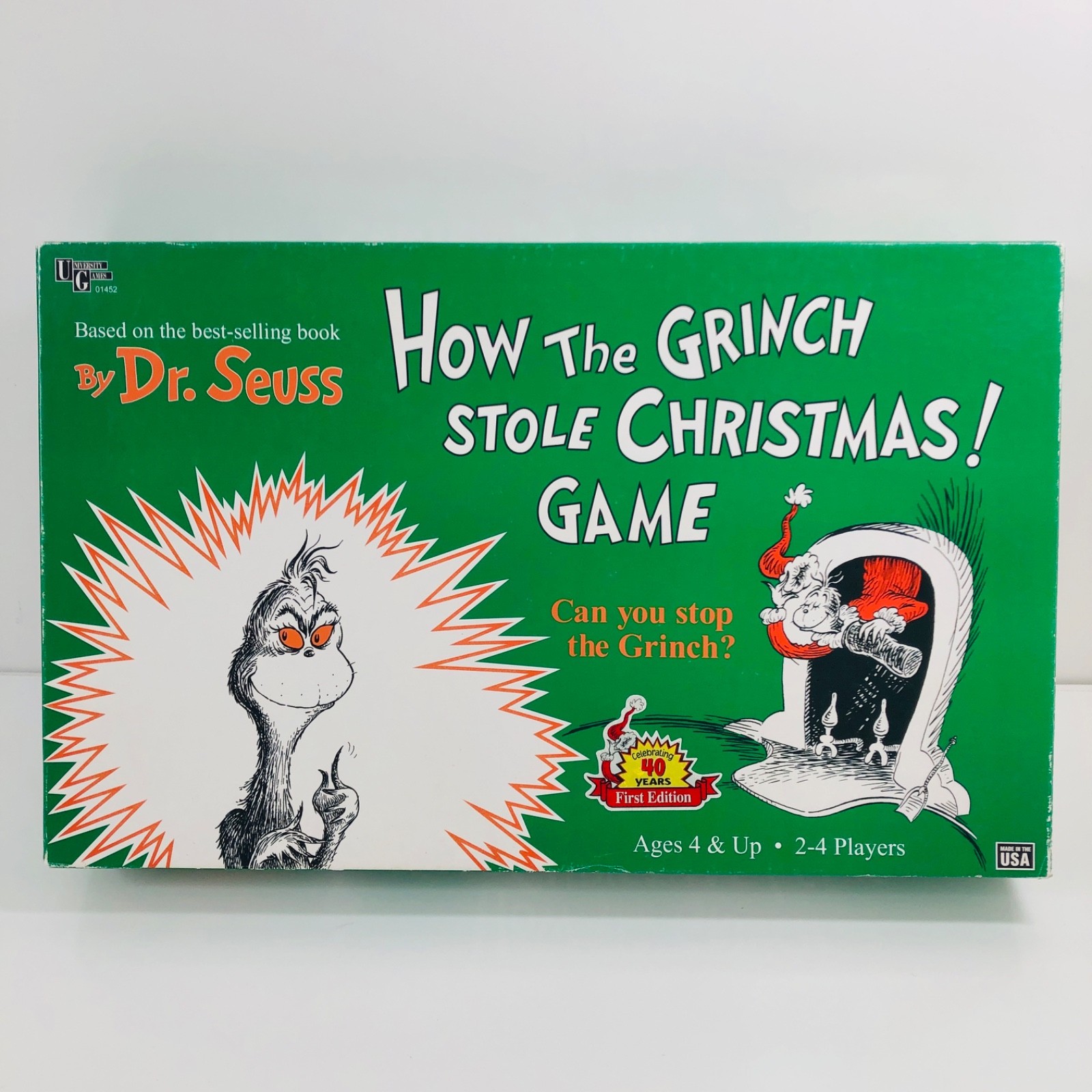 How the Grinch Stole Christmas Dr. Seuss Board Game Complete 1997 First Ed