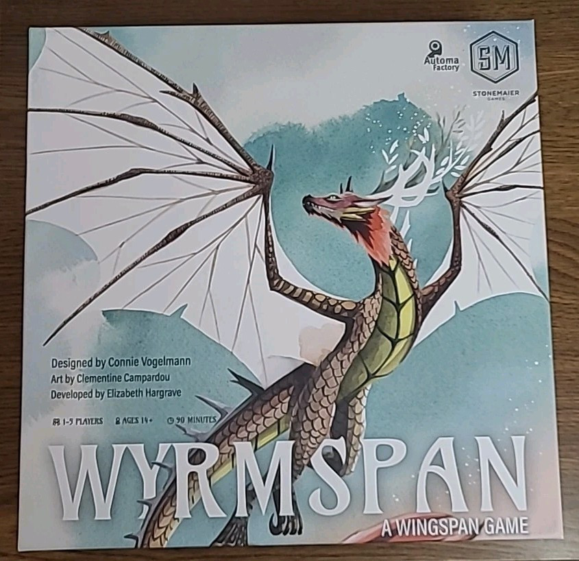 Wyrmspan 3D-Printed Game Organizer – ANY COLOR – Game Insert & Storage Solution