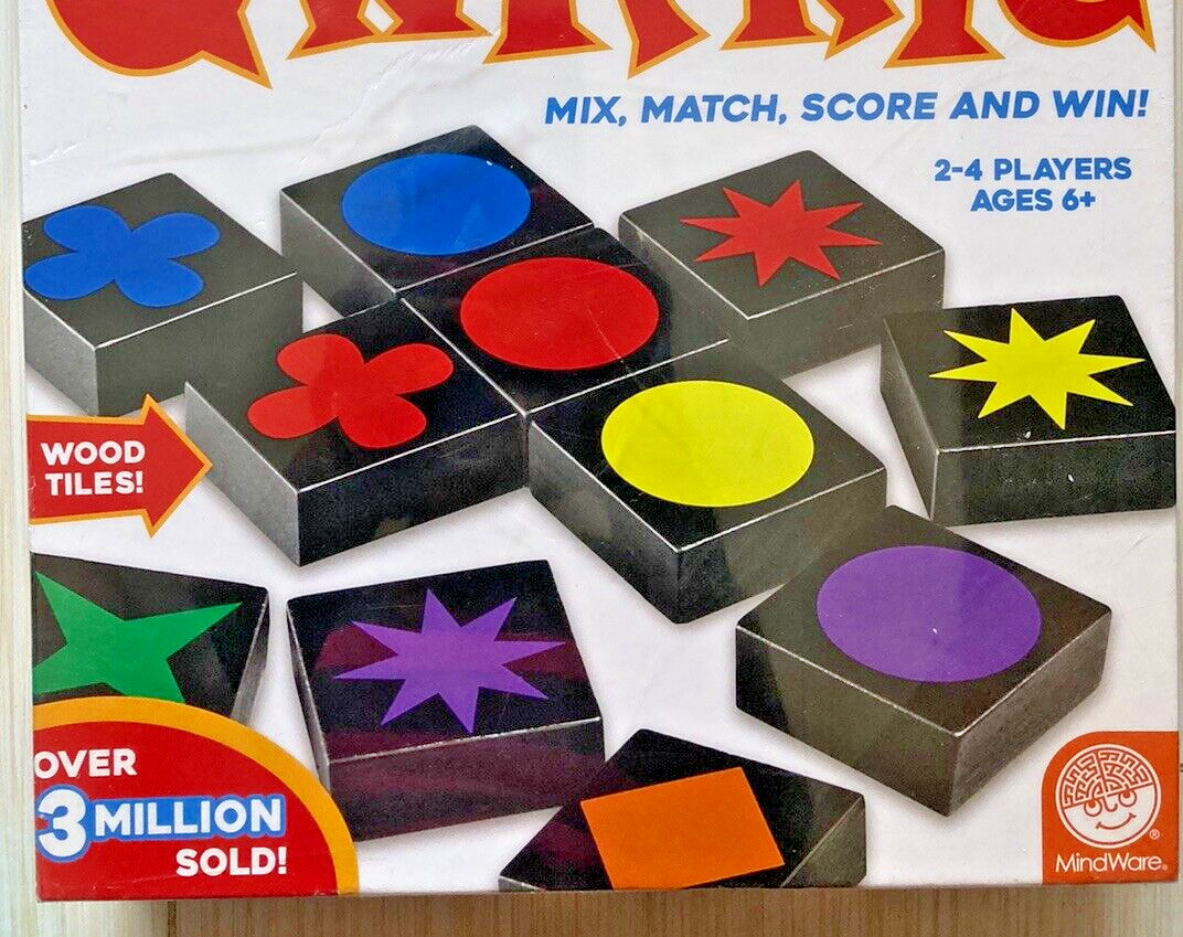 Mindware Qwirkle Board Game Mix, Match, Score And Win Game 6+ NEW