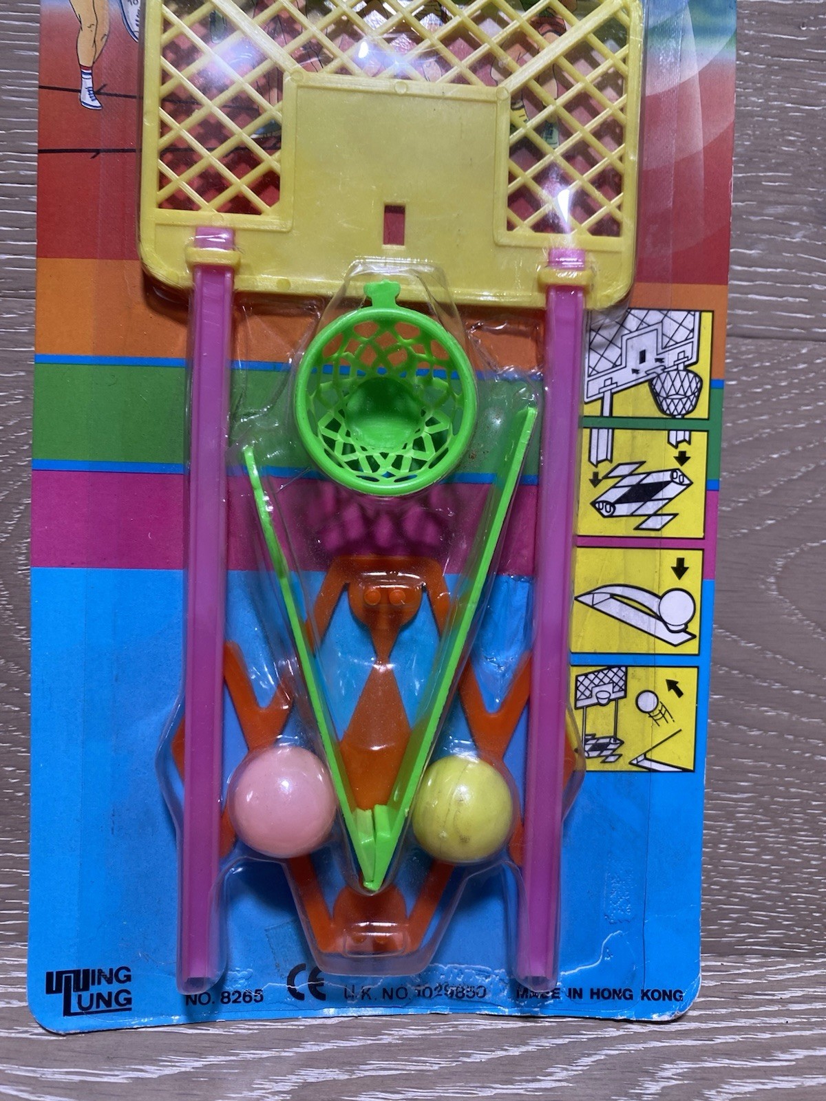 Vintage Wing Lung Travel Basketball Game Hot Shot Shooting Basketball Game