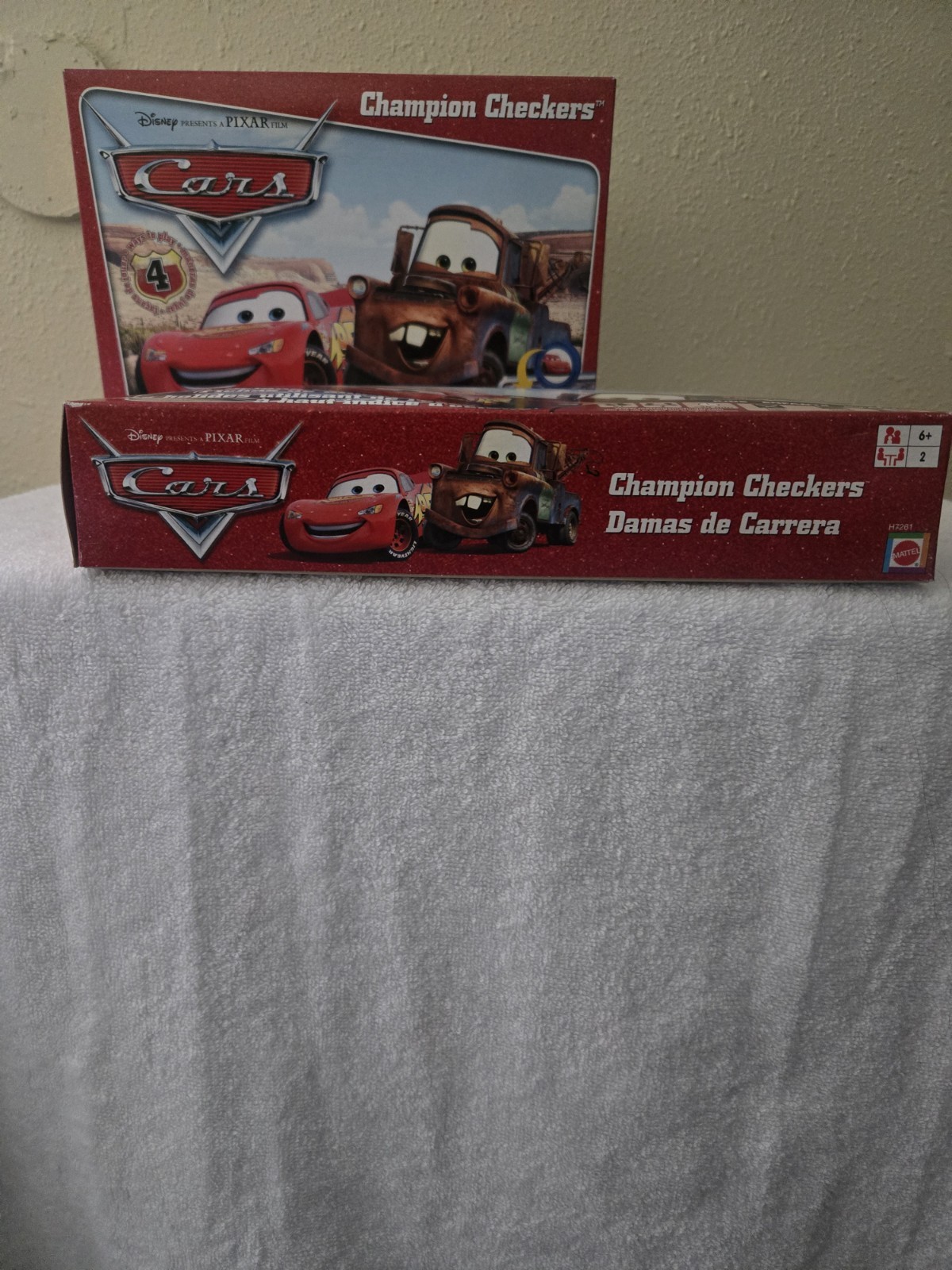 Disney ’06 Pixar Cars Champion Checkers Board Game(2) By Mattel Brand New In Box