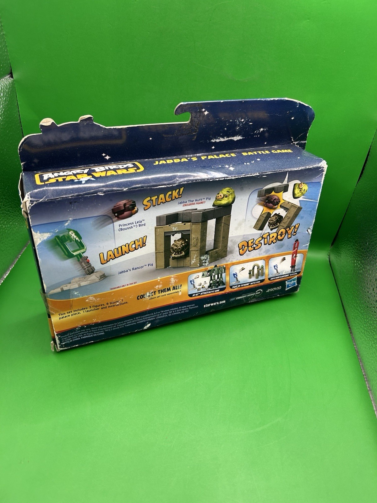 ANGRY BIRDS STAR WARS JABBA’S PALACE BATTLE GAME HASBRO 2012