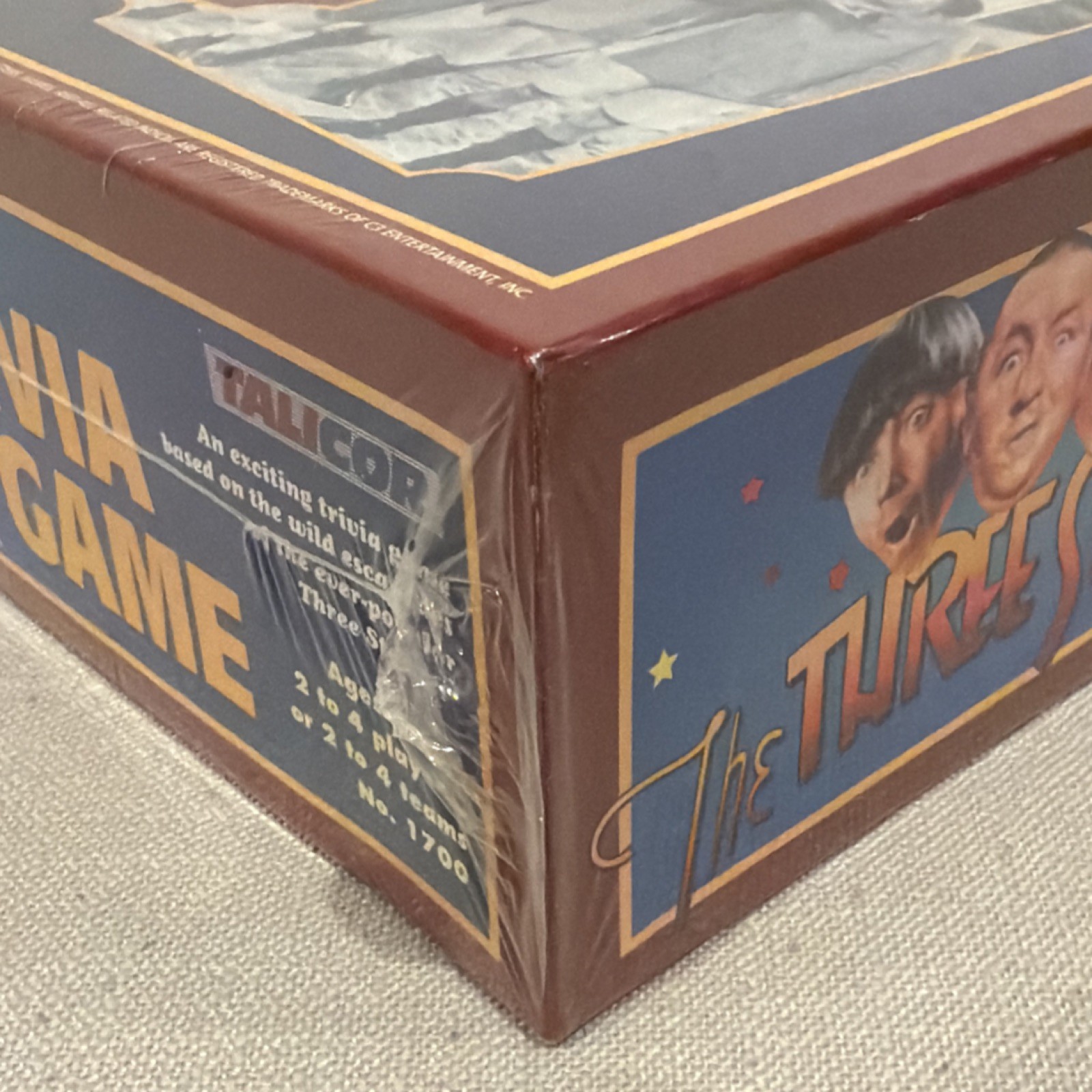 The Official Three Stooges Trivia Game Factory Sealed 2000 Talicor Vintage