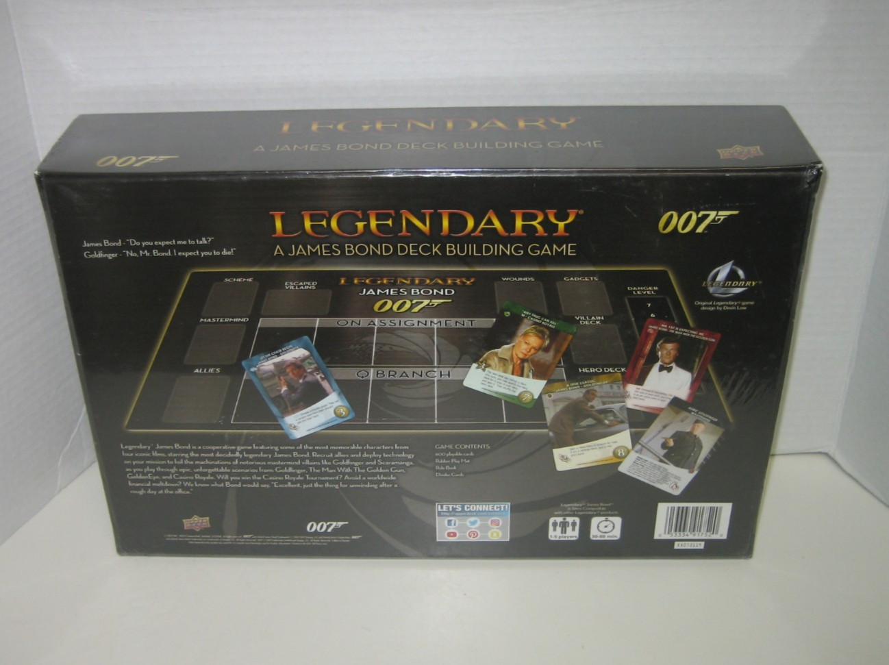 Upper Deck 007 Legendary A James Bond Deck Building Game New Sealed