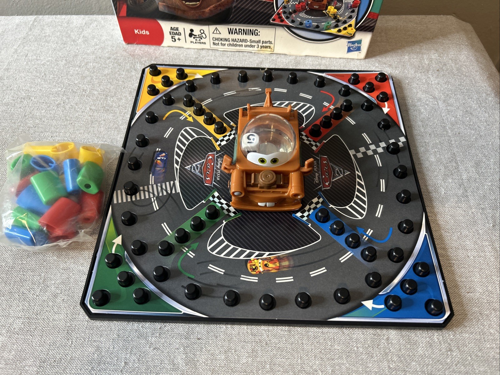 Disney Pixar Cars 2 Pop-O-Matic Trouble Game With Mater New in Box