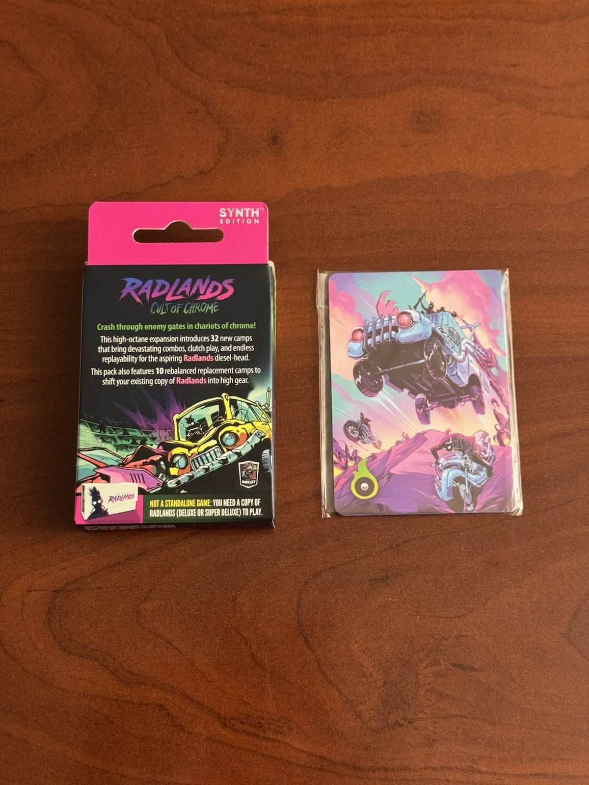 Radlands Cult of Chrome Camp Expansion & Promo Pack – Deluxe Synth Edition Cards