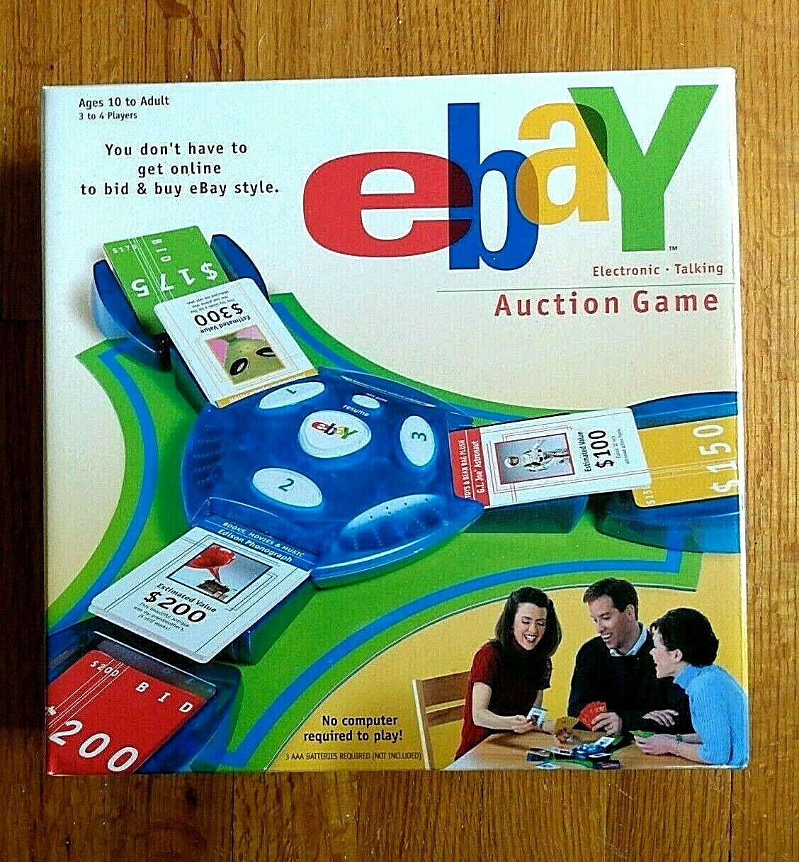 2001 SEALED eBay Auction Electronic Talking Board Game Ebayana Hasbro