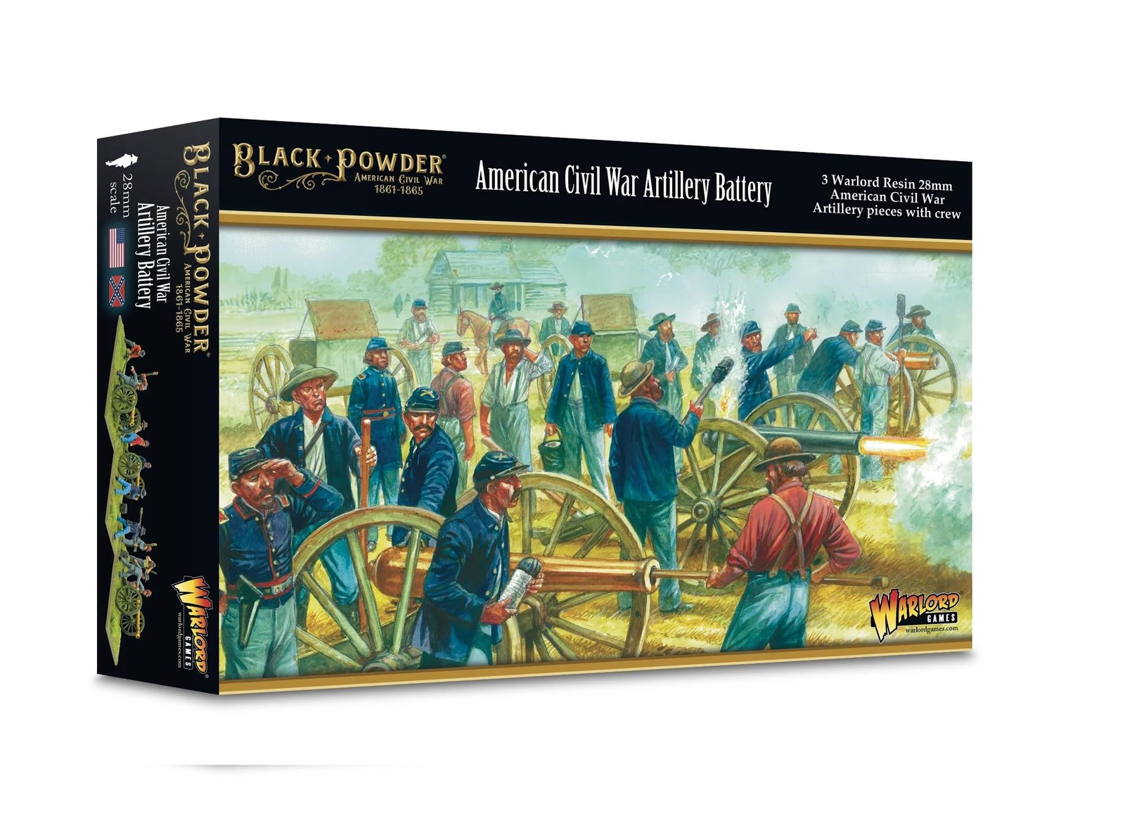 Black Powder American Civil War Artillery Battery Figures 156 Military Table …