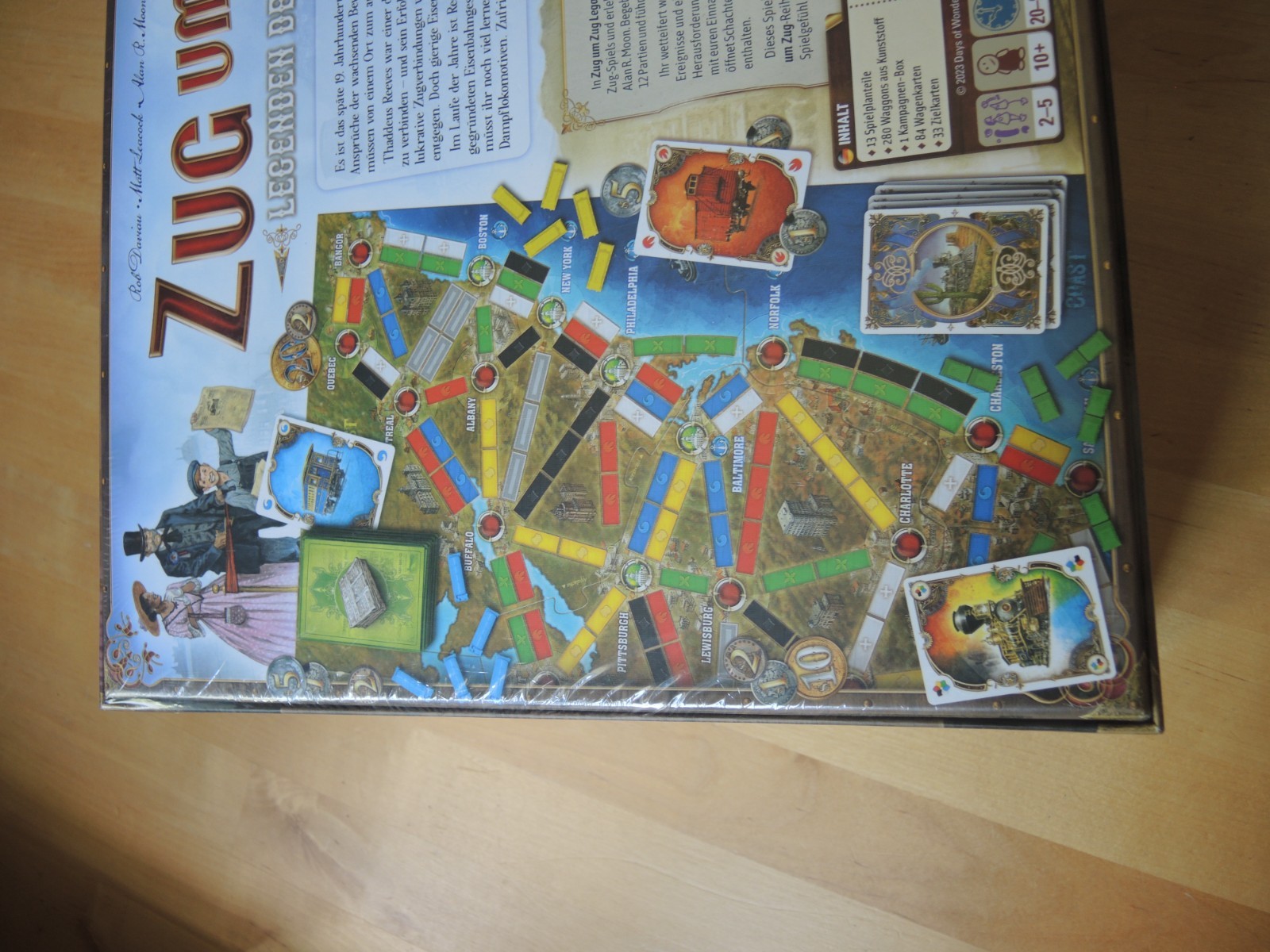 Ticket to Ride Legacy Days of Wonder Board Game Original Packaging New Still Sealed