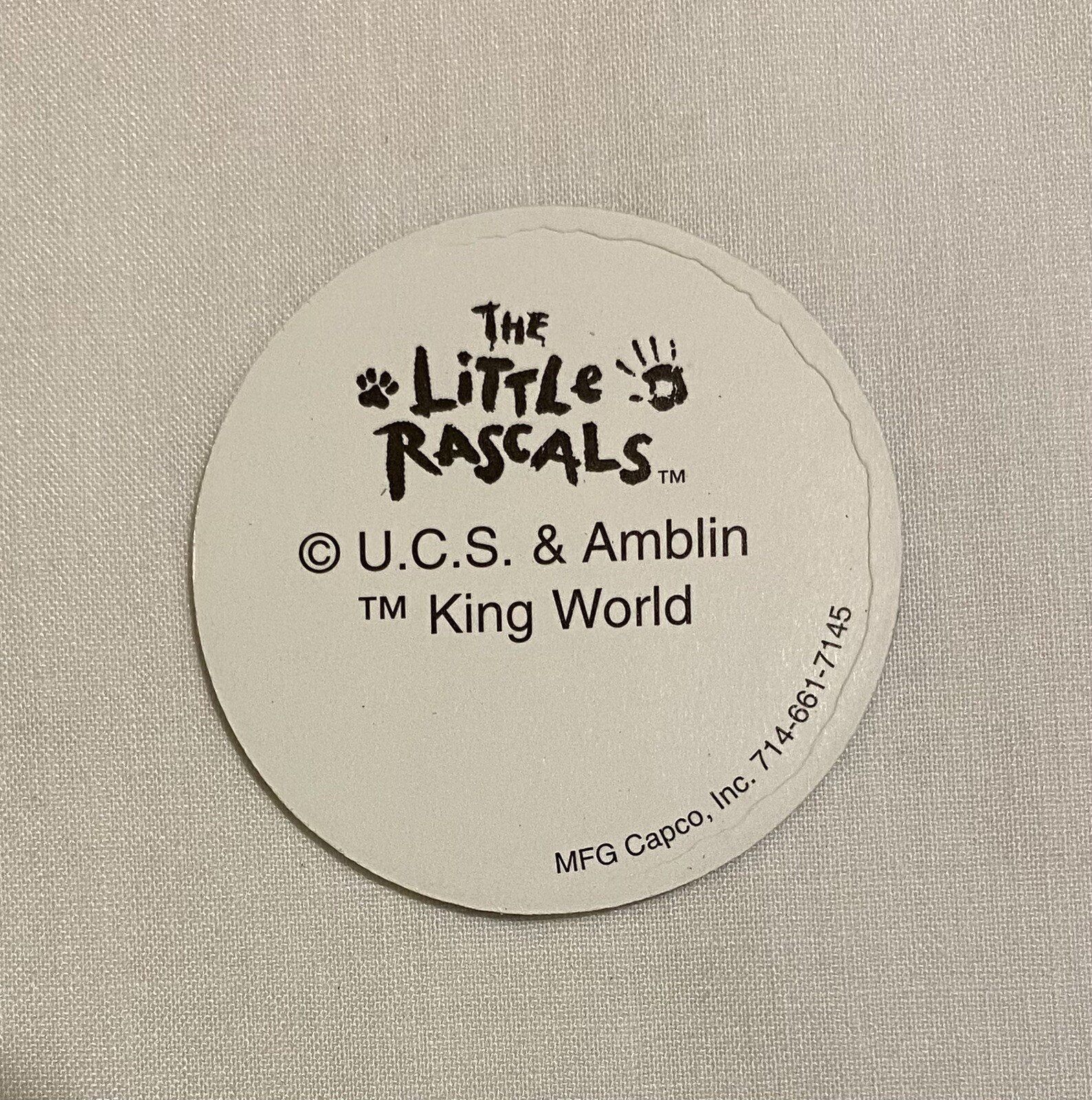 THE LITTLE RASCALS BY CAPCO VINTAGE POGS/MILK CAPS 21 PIECE SET