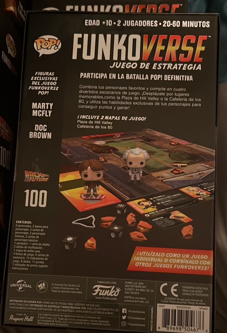 Funkoverse – Back to the Future 100 Expandalone Game 2 Pack (Spanish/Español)