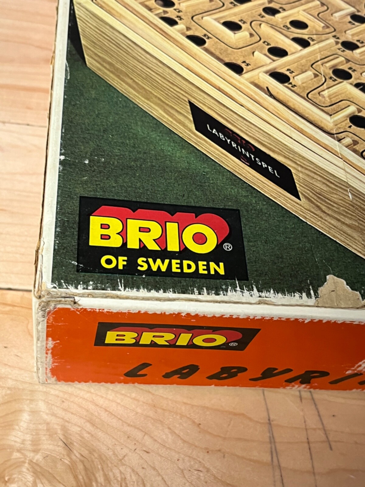 Vintage Brio Labyrint Game 31804 – w/Original Box – 1969 – Labyrinth