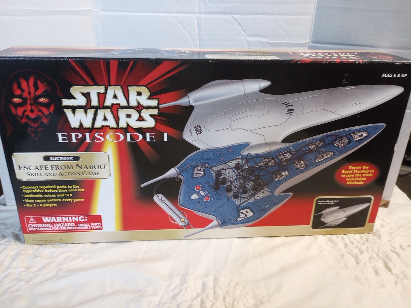 1999 Star Wars Episode 1 “Escape from Naboo” Electronic Skill and Action Game