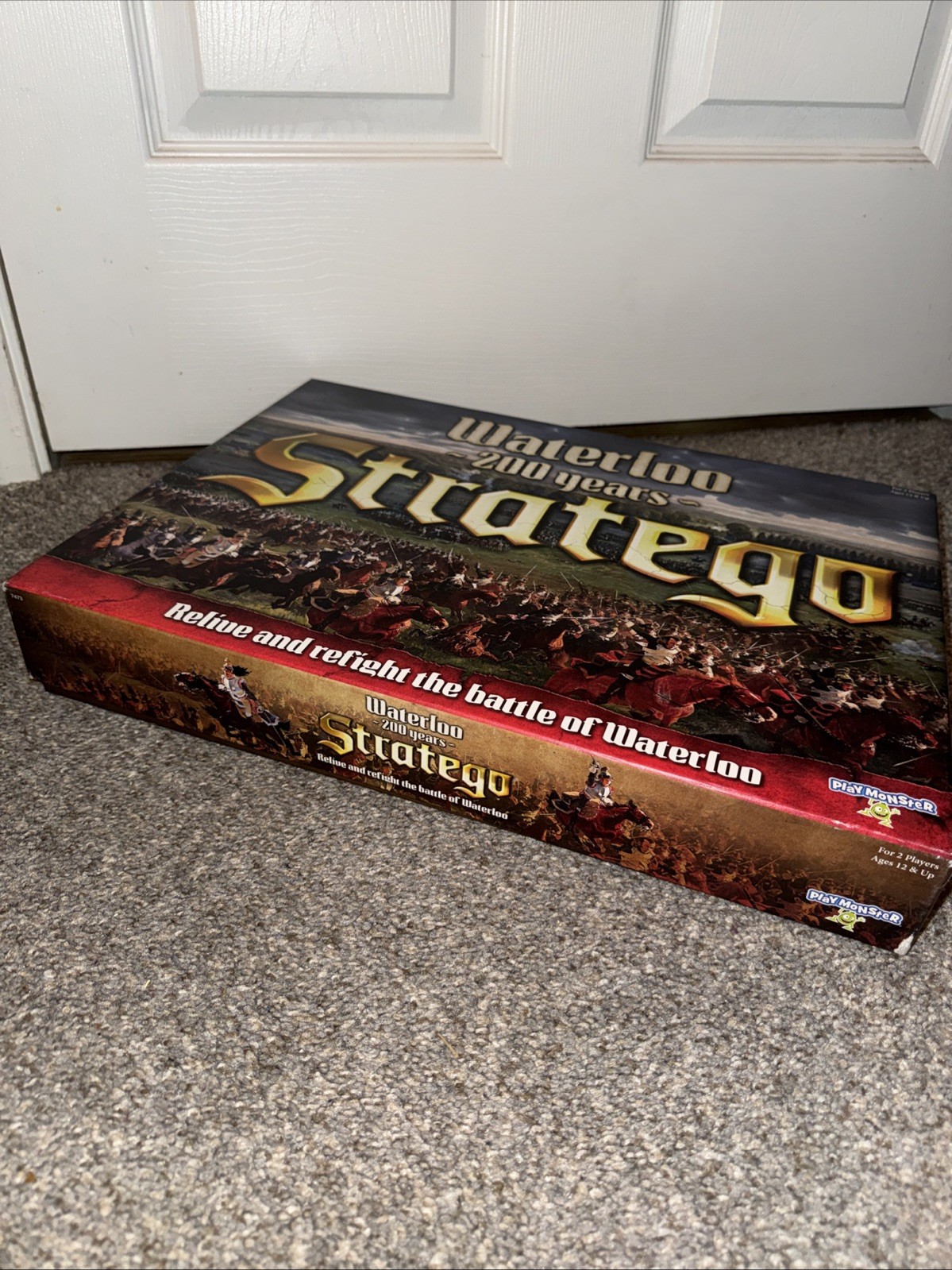 Stratego Waterloo 200 Years Rare Strategy Board Game Nice *8/12 Weakened Blocks*