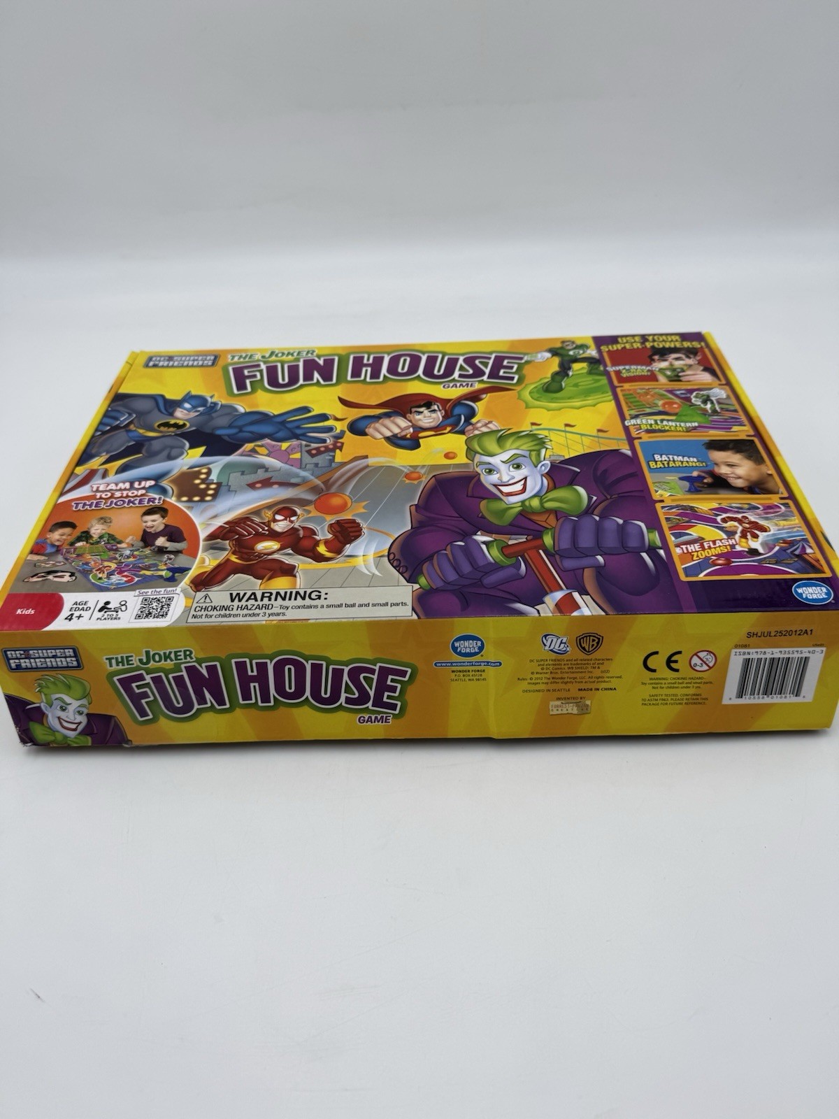 The Joker Fun House Board Game by Wonder Forge 2012 Edition. 98% Complete