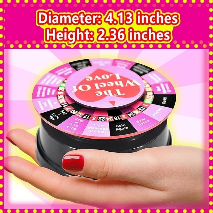 Electric Love Spinner Wheel Game for Couples Romantic Foreplay Bedroom Toy