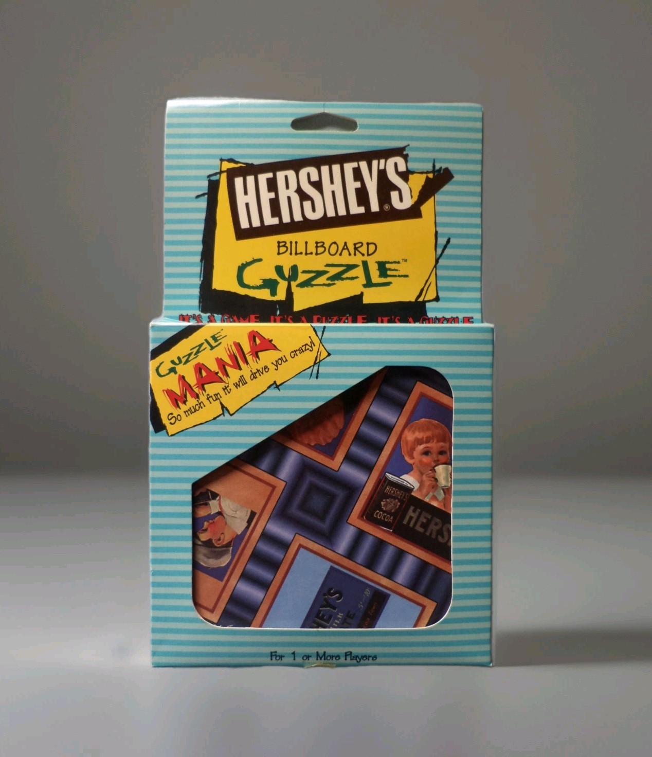 Vintage 1997 Hershey’s Billboard Guzzle Puzzle Game Brain teaser Chocolate Cocoa