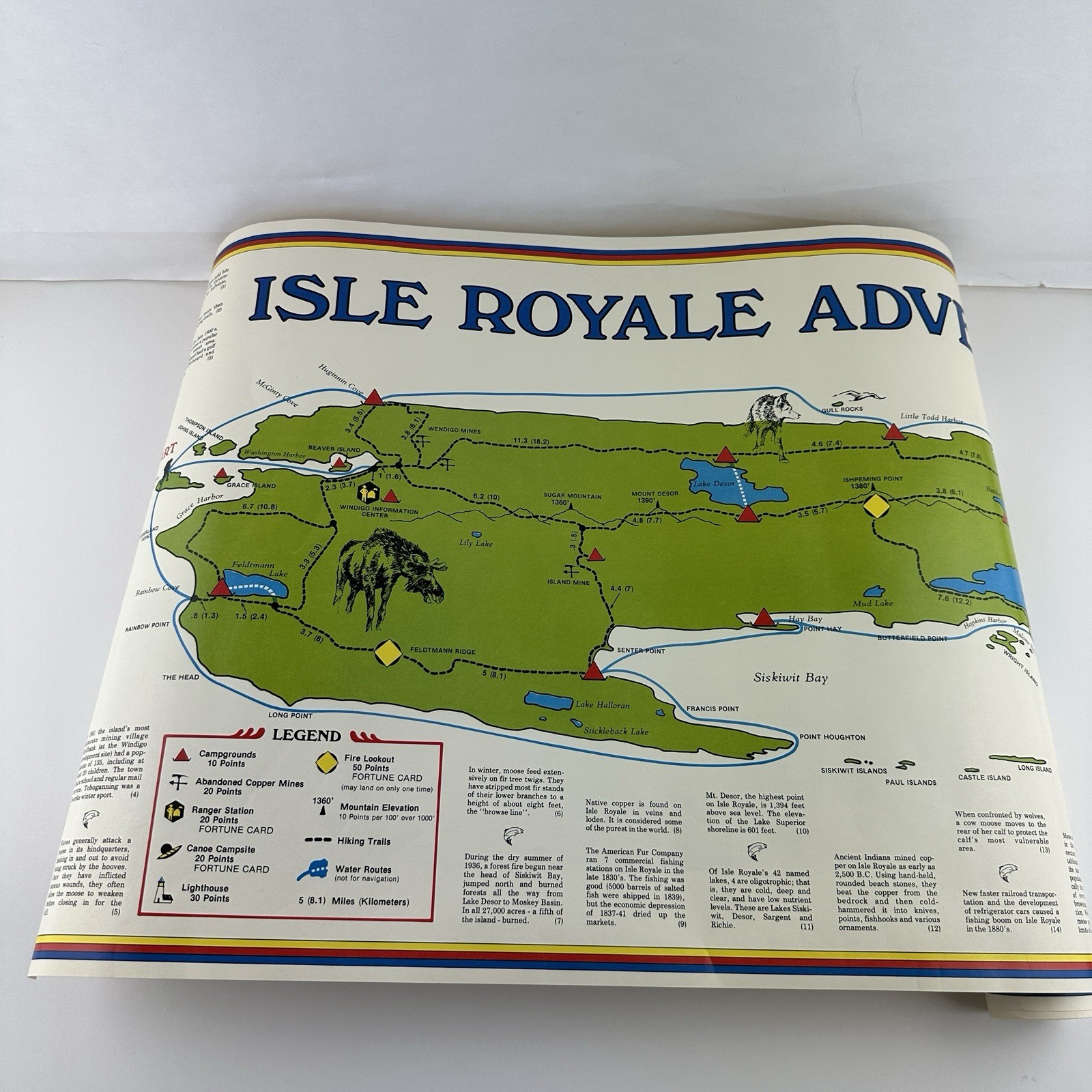 Isle Royale Adventure Game Genuine Copper Markers Vintage 1983 RARE **READ**