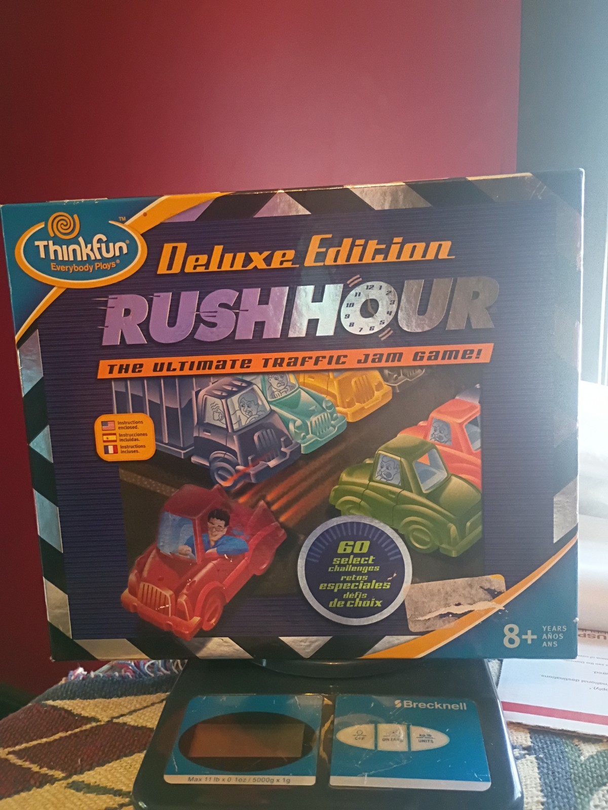 Rush Hour Deluxe Edition COMPLETE Thinkfun 2006 Strategy Thinking Game Puzzles
