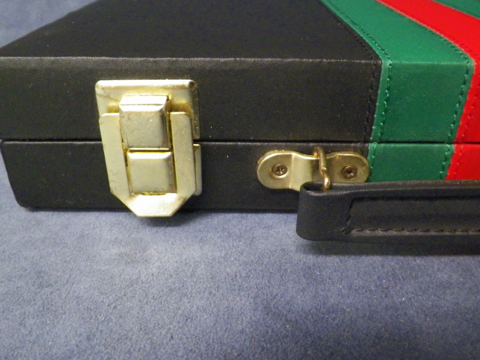 Excalibur Travel 6 n 1 Game Case Chess Checkers Backgammon Cribbage Dominos