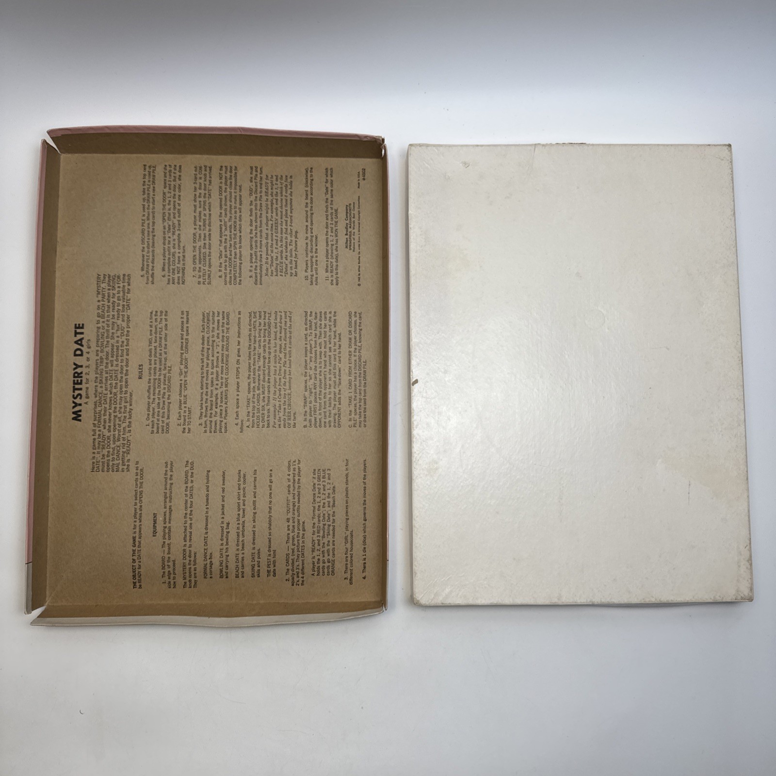 1965 Mystery Date Board Game Milton Bradley Very Good Condition Missing 1 Piece
