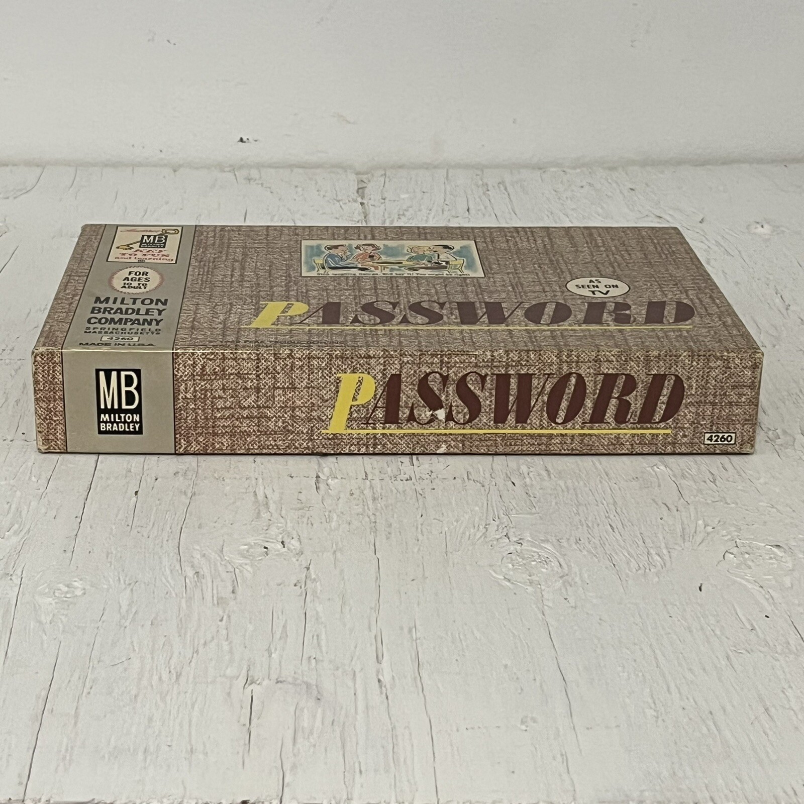 Vintage 1962 Password As Seen on TV #4260 by Milton Bradley – Made in USA