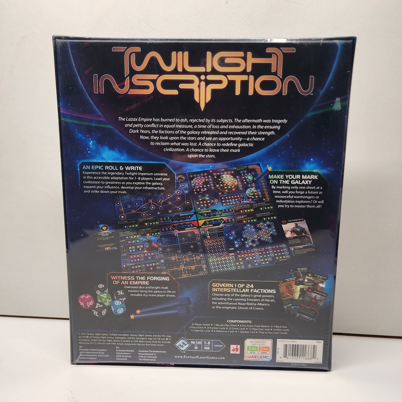 Fantasy Flight Games Twilight Inscription Board Game – Sealed NEW